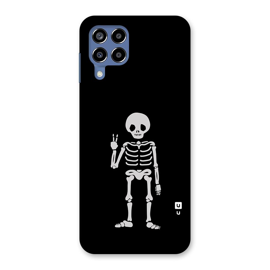 Victory Skeleton Spooky Back Case for Galaxy M53 5G
