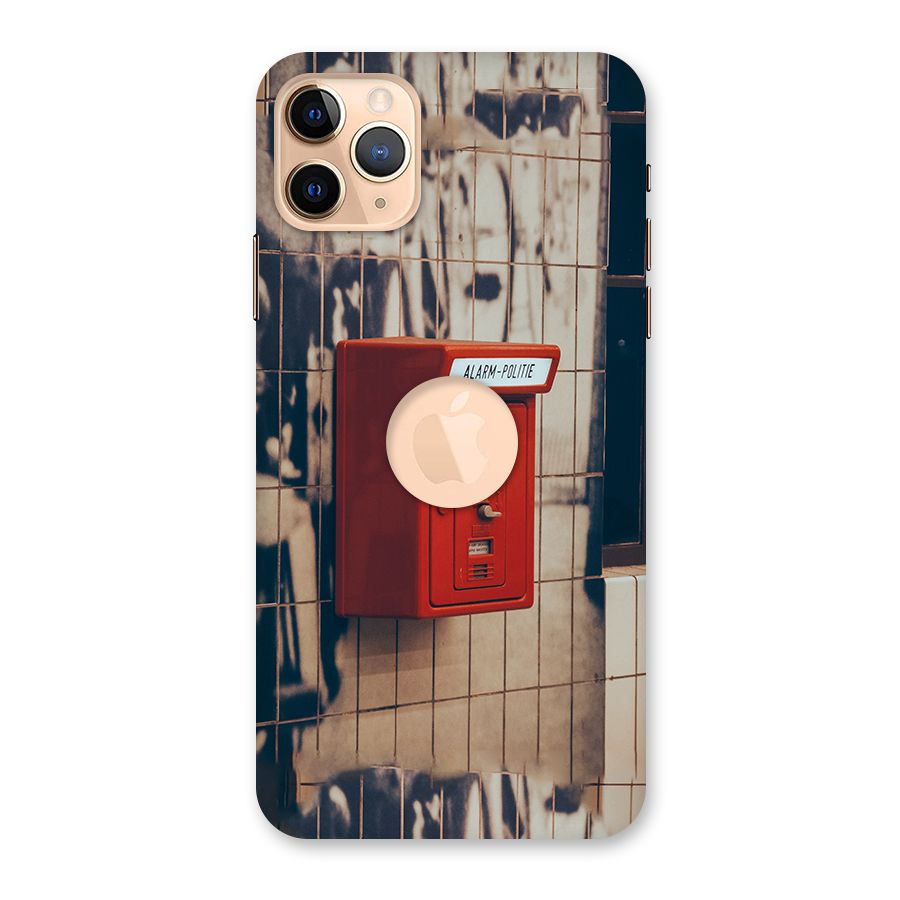 Vintage Alarm Back Case for iPhone 11 Pro Max Logo Cut
