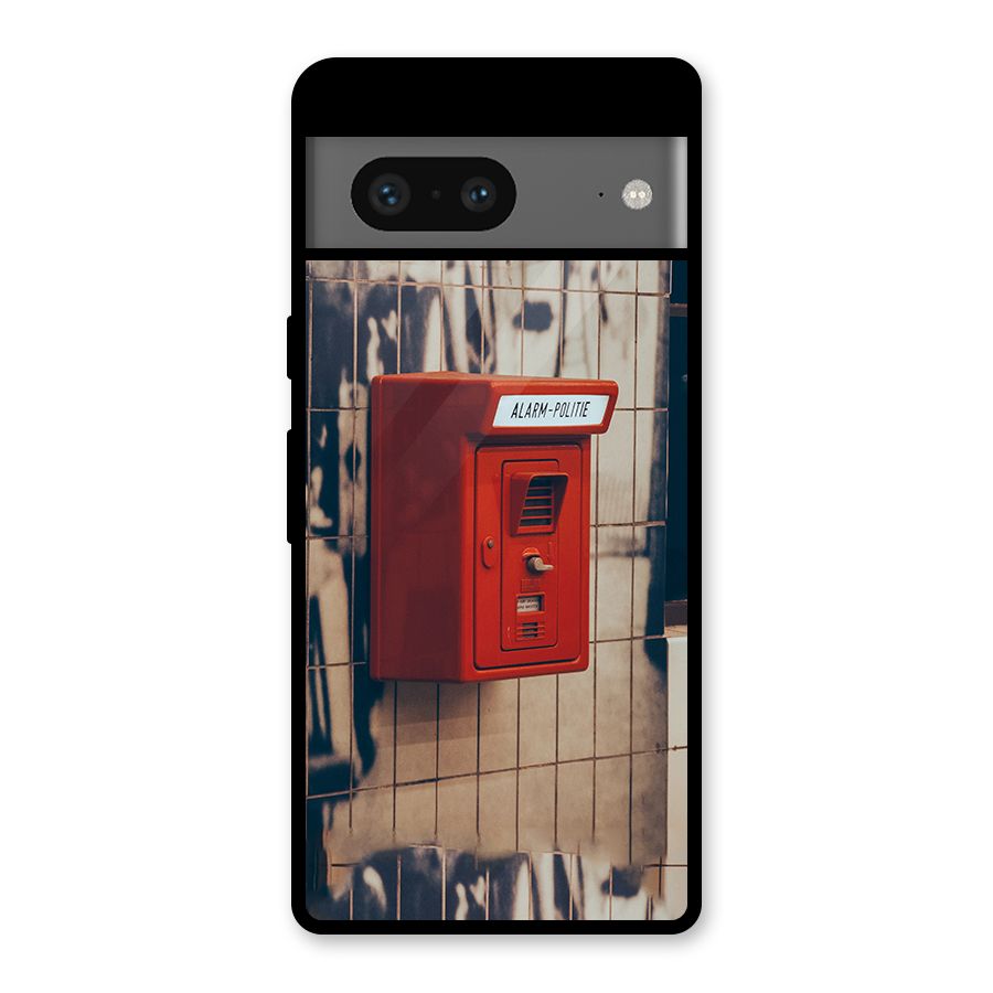 Vintage Alarm Glass Back Case for Google Pixel 7