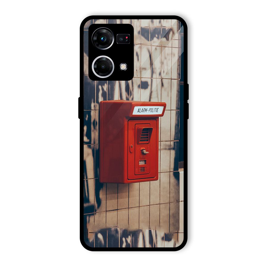 Vintage Alarm Glass Back Case for Oppo F21s Pro 4G