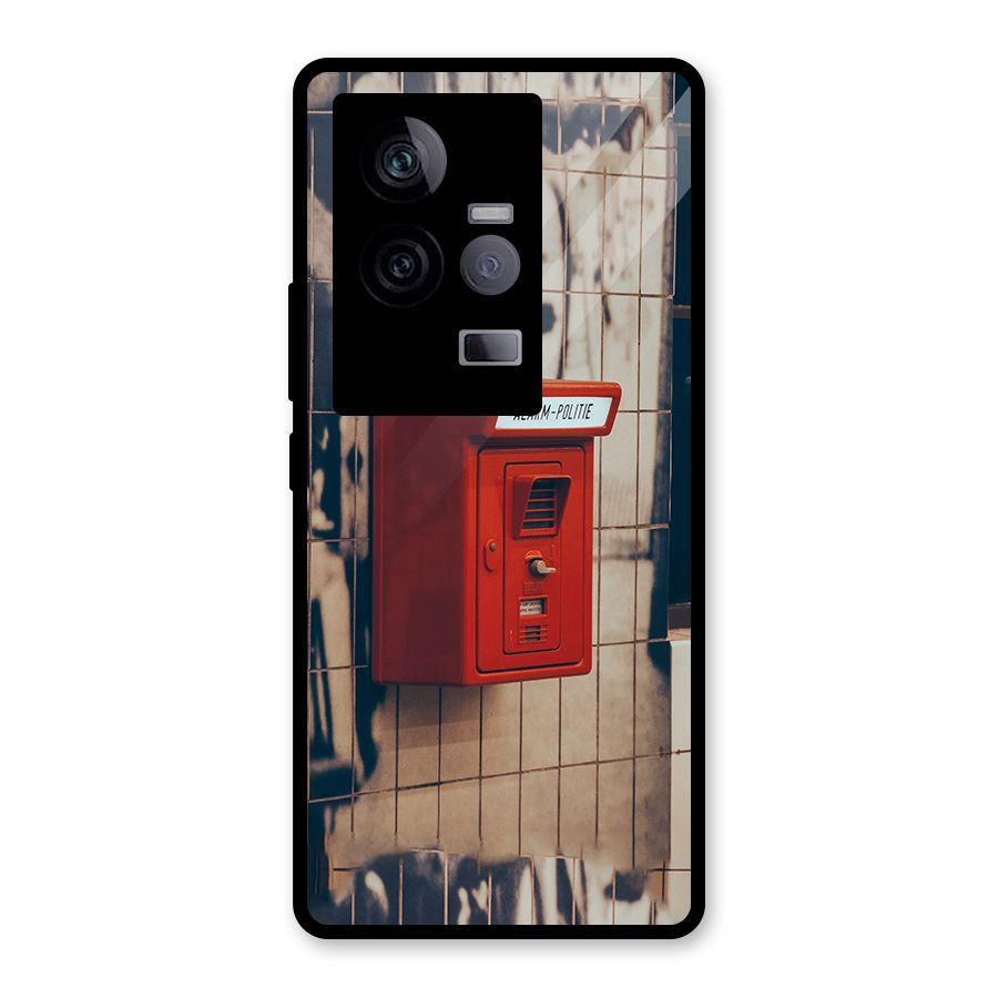 Vintage Alarm Glass Back Case for Vivo iQOO 11 5G