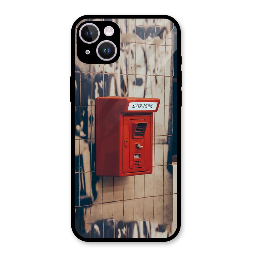 Vintage Alarm Glass Back Case for iPhone 14 Plus