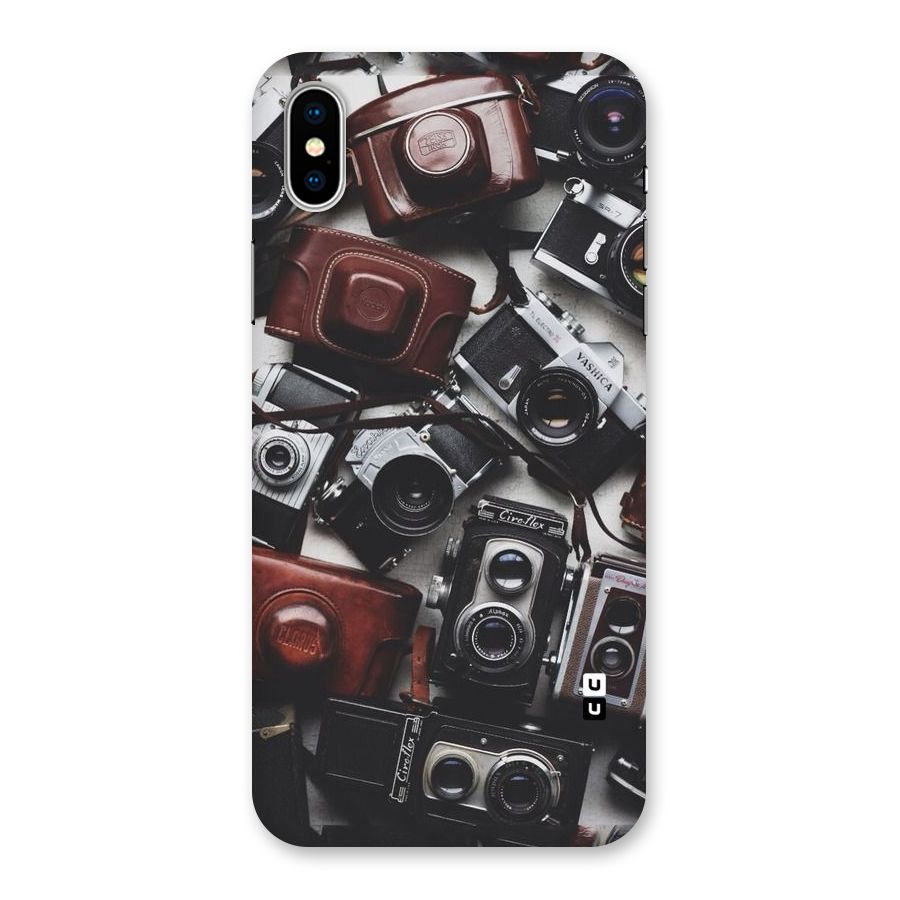 Vintage Beauty Shutter Back Case for iPhone X