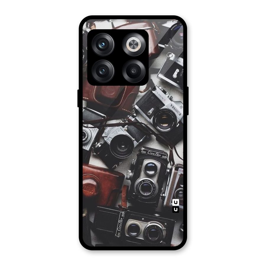 Vintage Beauty Shutter Glass Back Case for OnePlus 10T