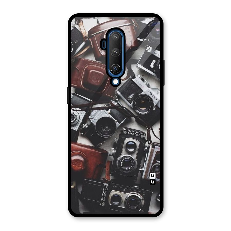 Vintage Beauty Shutter Glass Back Case for OnePlus 7T Pro