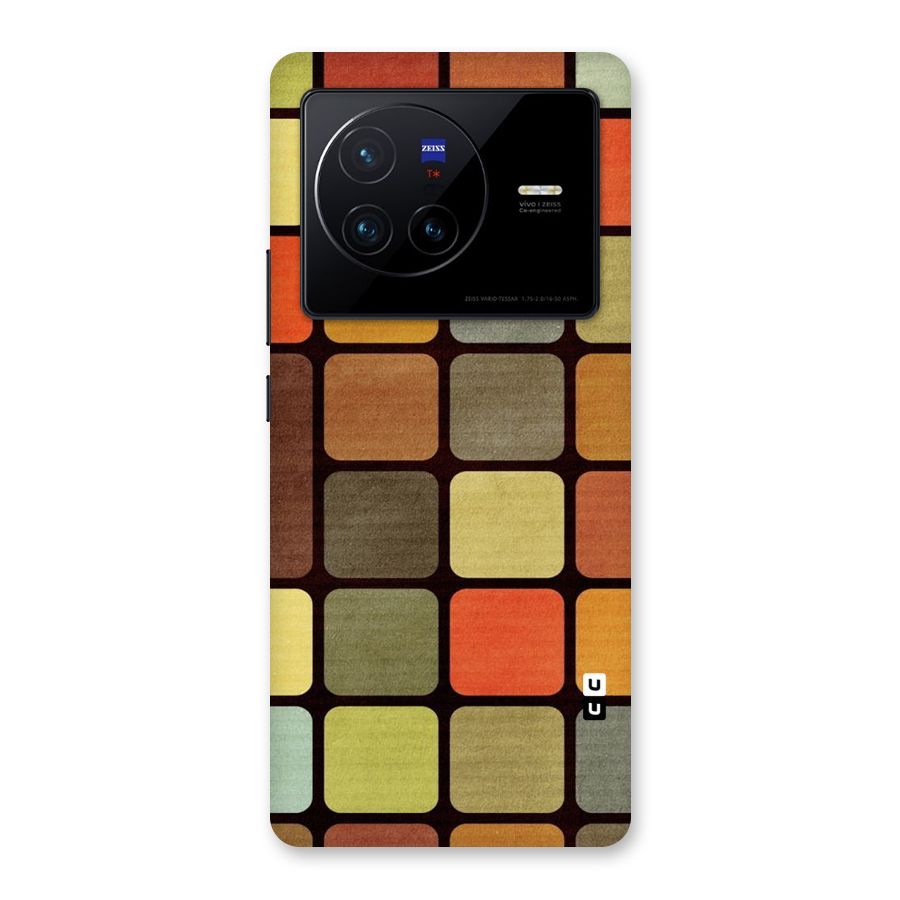 Vintage Boxes Back Case for Vivo X80