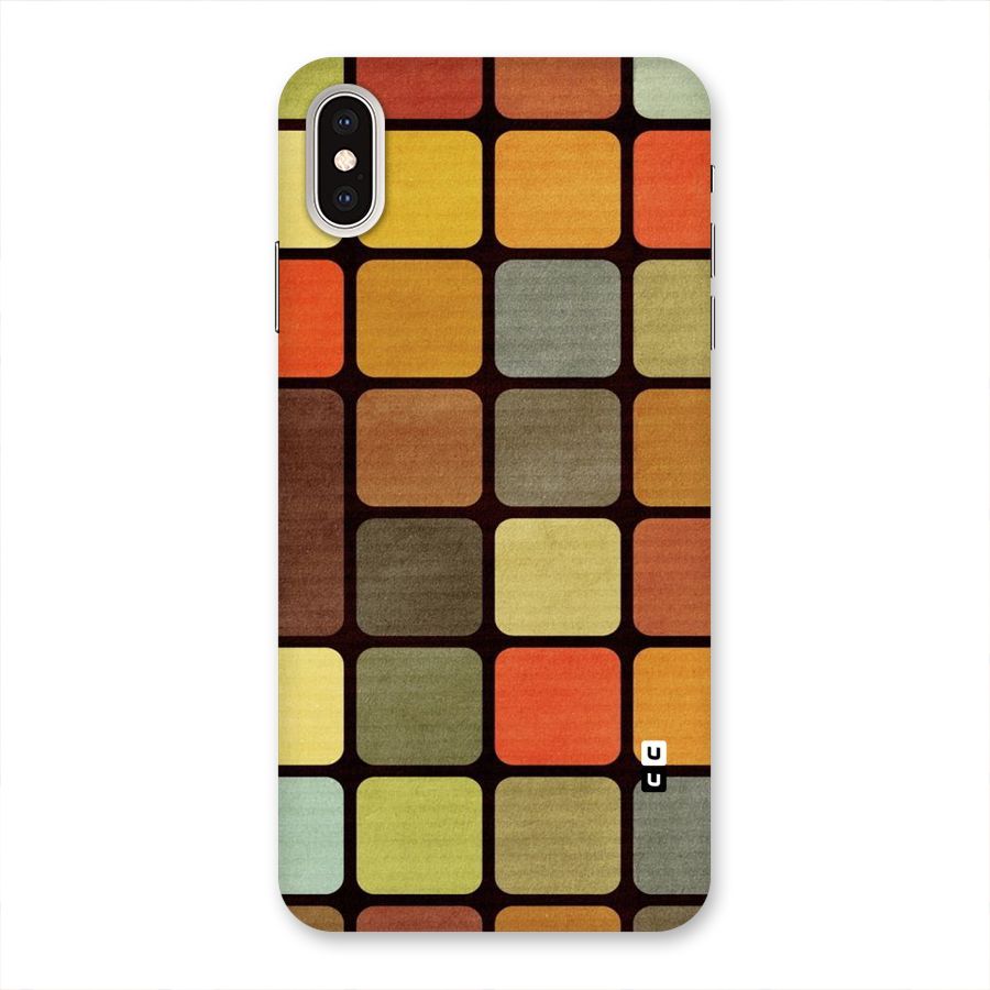 Vintage Boxes Back Case for iPhone XS Max