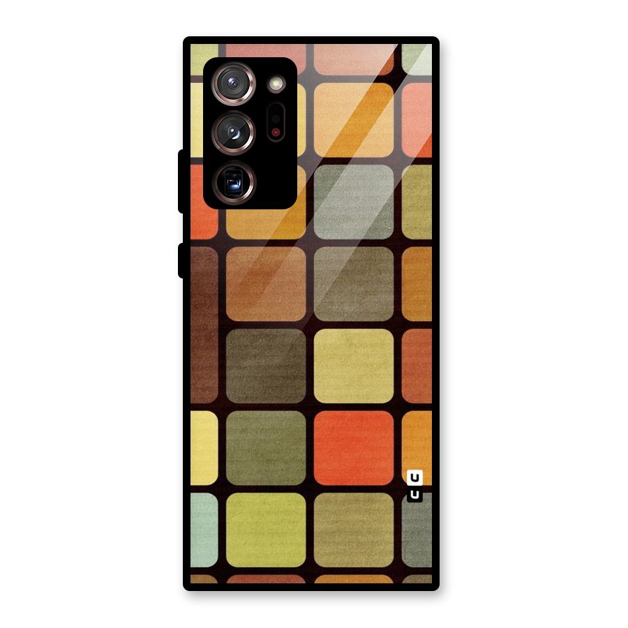 Vintage Boxes Glass Back Case for Galaxy Note 20 Ultra 5G