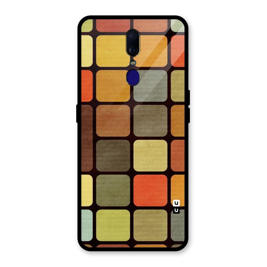 Vintage Boxes Glass Back Case for Oppo F11