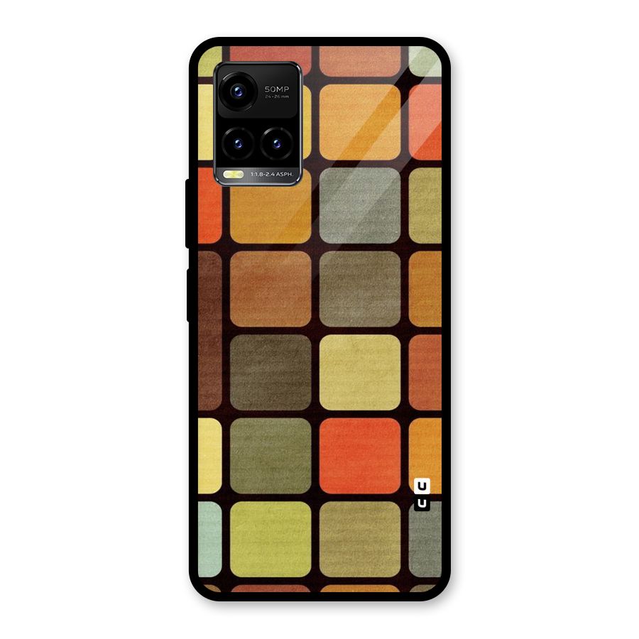 Vintage Boxes Glass Back Case for Vivo Y21A