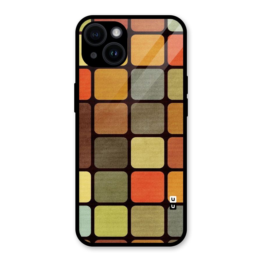 Vintage Boxes Glass Back Case for iPhone 14