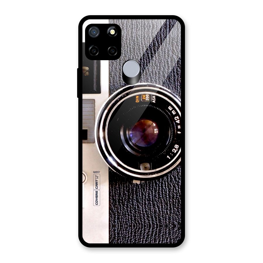 Vintage Camera Glass Back Case for Realme C12