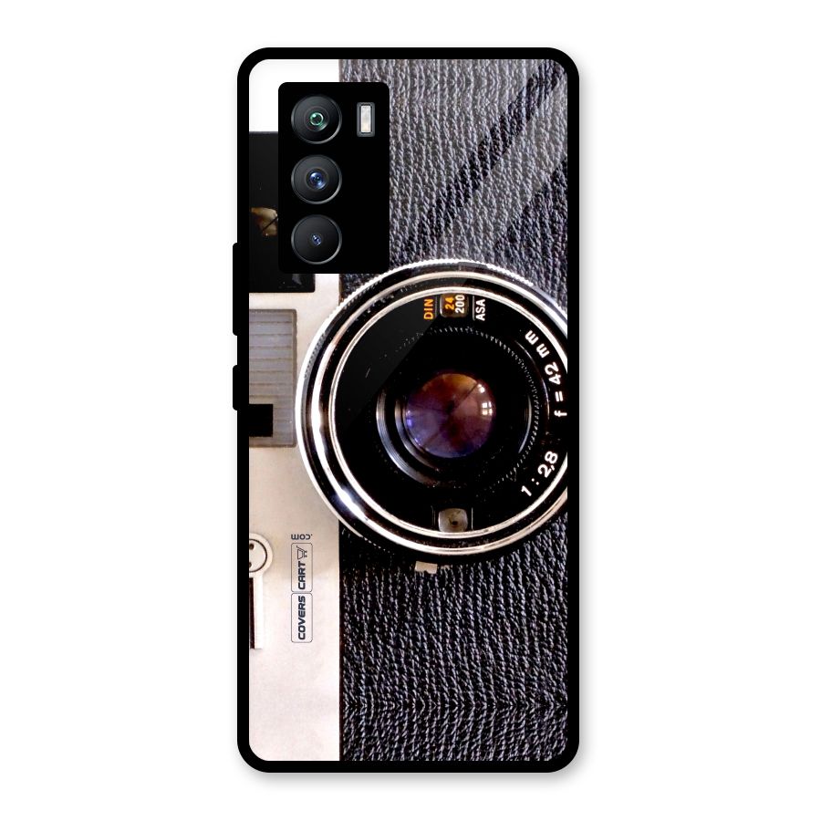 Vintage Camera Glass Back Case for Vivo iQOO 9 SE