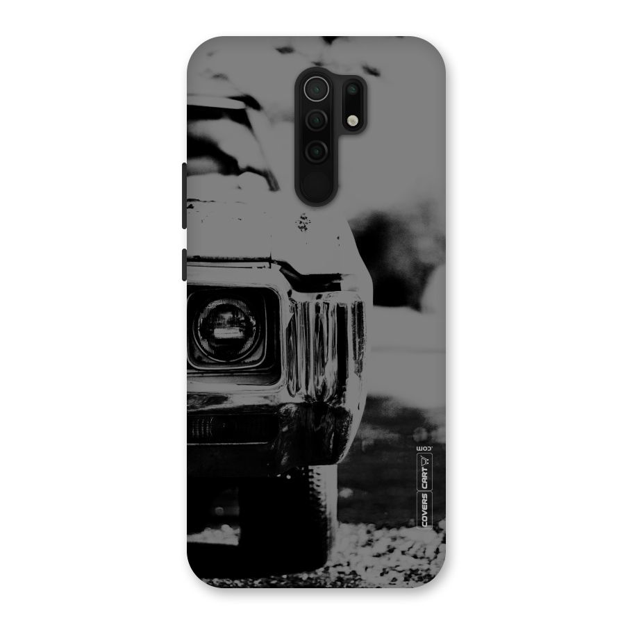 Vintage Car Black and White Back Case for Poco M2