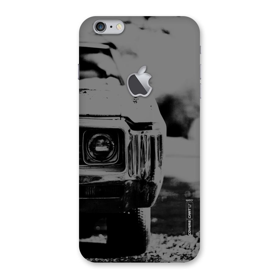 Vintage Car Black and White Back Case for iPhone 6 Plus 6S Plus Logo Cut