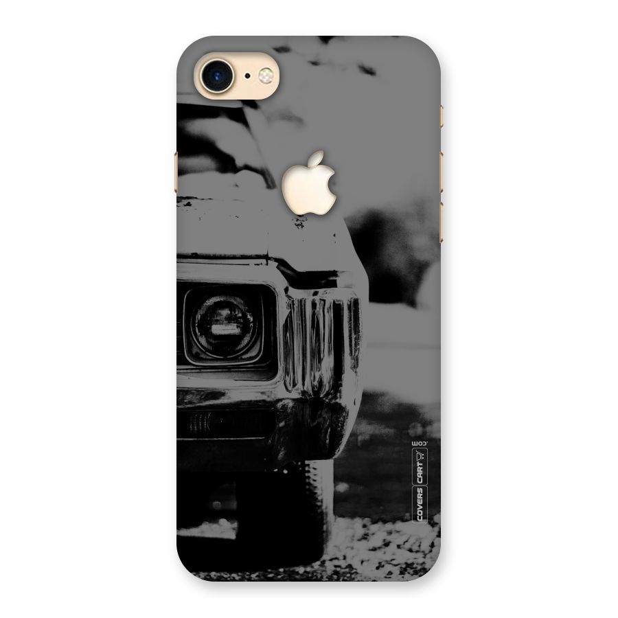 Vintage Car Black and White Back Case for iPhone 7 Apple Cut