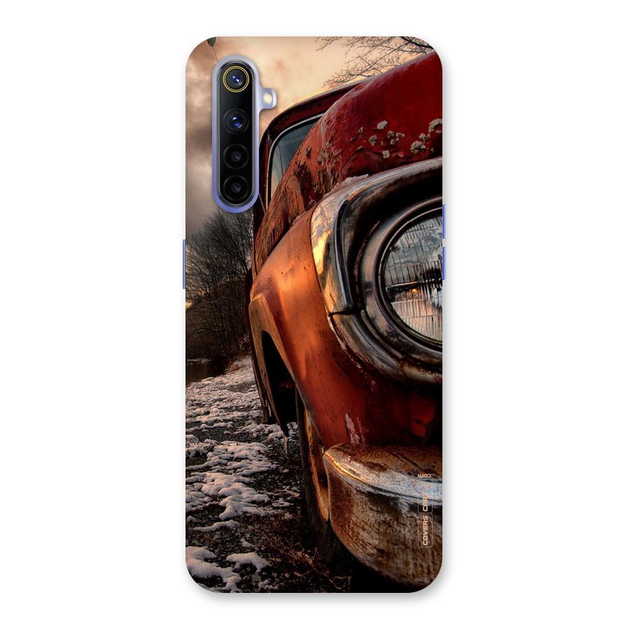 Vintage Car Headlight Back Case for Realme 6