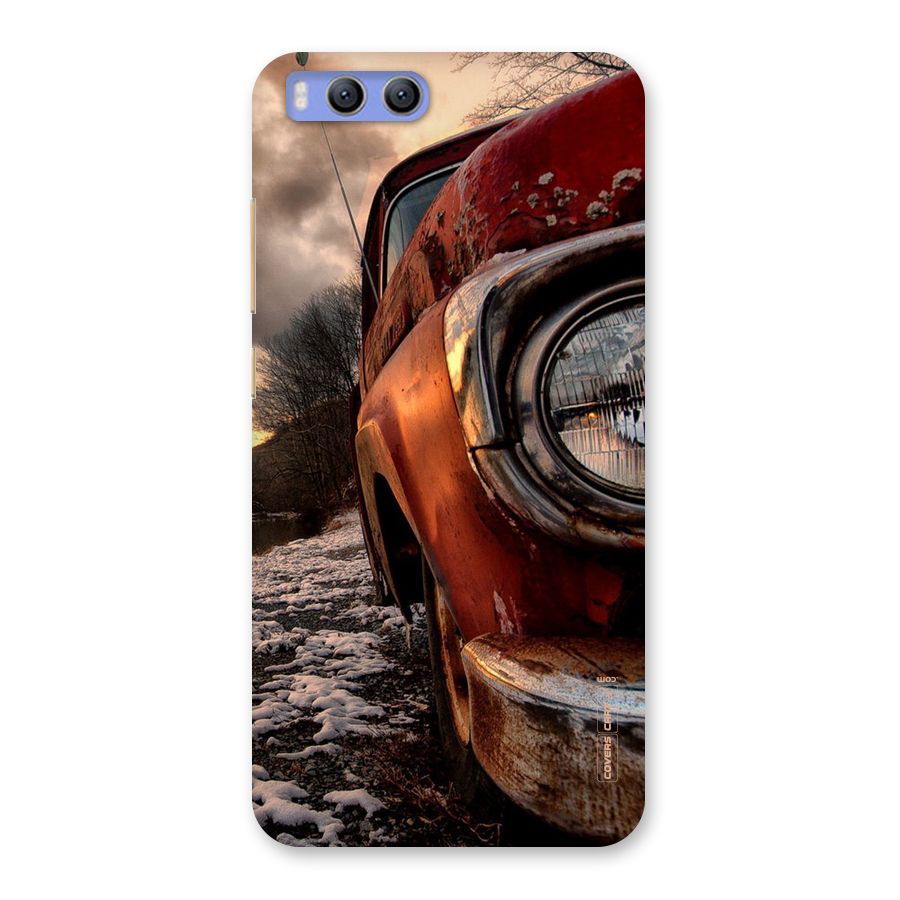 Vintage Car Headlight Back Case for Xiaomi Mi 6