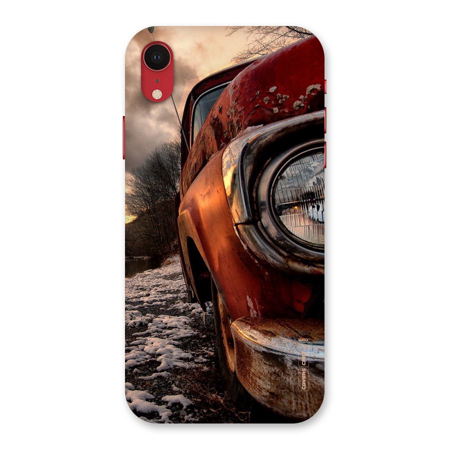 Vintage Car Headlight Back Case for iPhone XR