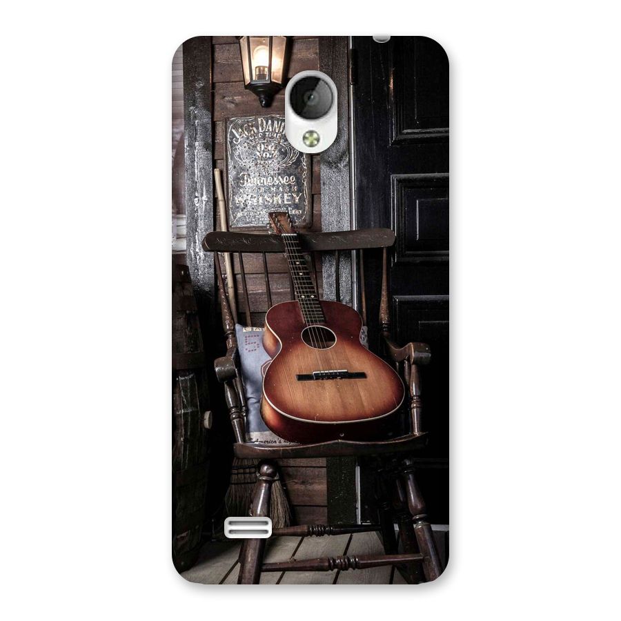 Vintage Chair Guitar Back Case for Vivo Y21
