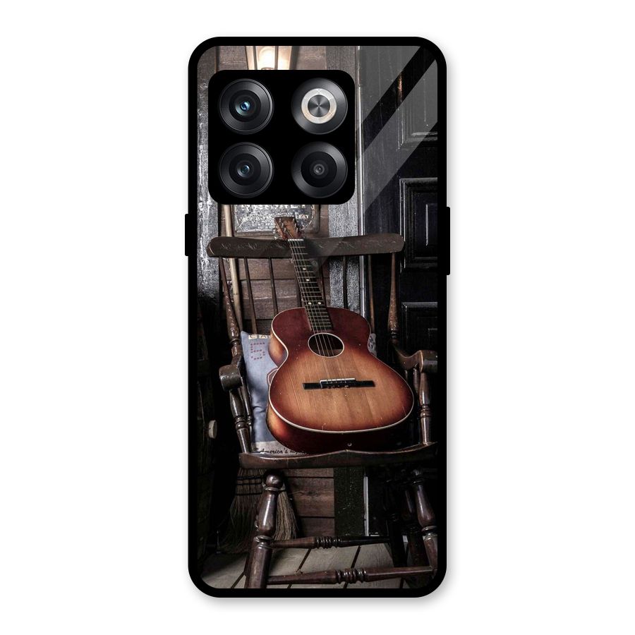 Vintage Chair Guitar Glass Back Case for OnePlus 10T