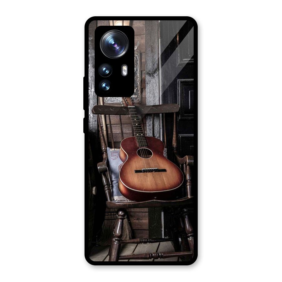 Vintage Chair Guitar Glass Back Case for Xiaomi 12 Pro