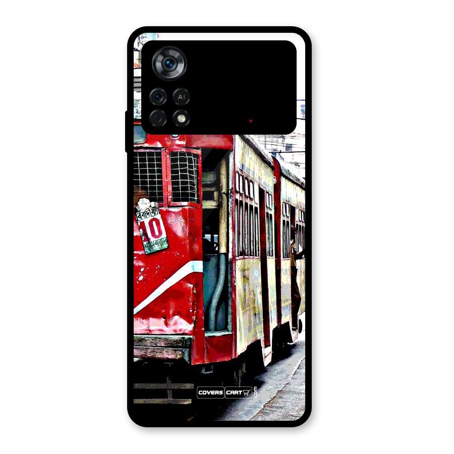 Vintage Citystyle Glass Back Case for Poco X4 Pro 5G