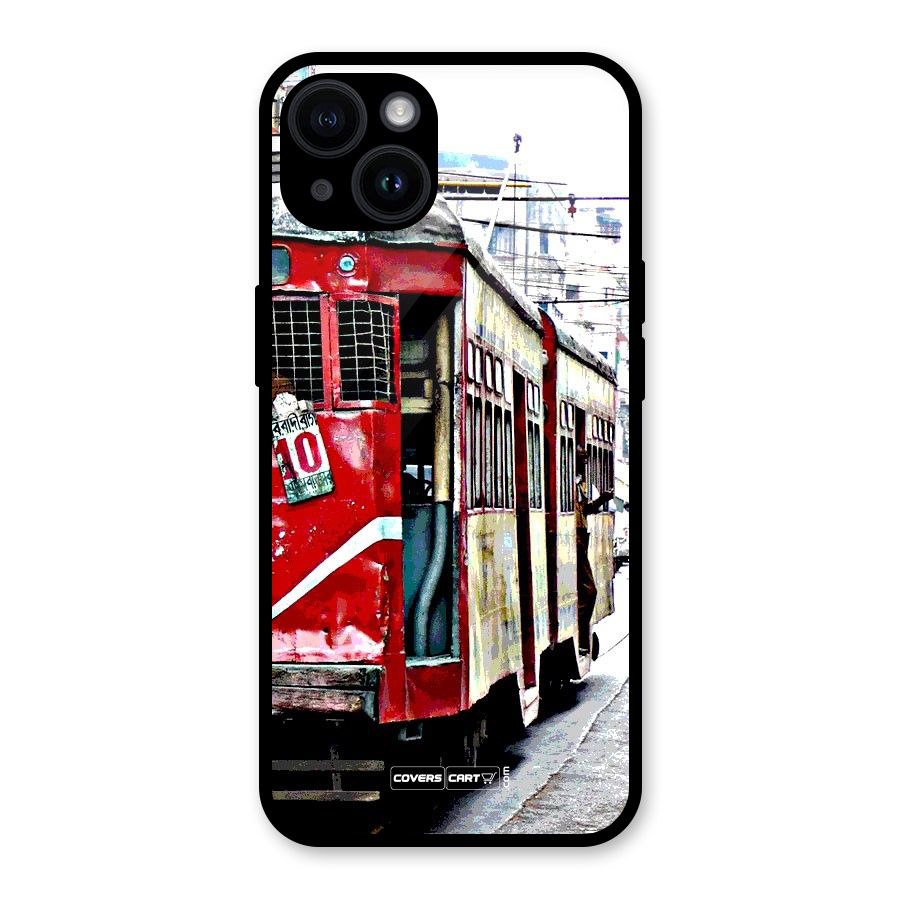Vintage Citystyle Glass Back Case for iPhone 14