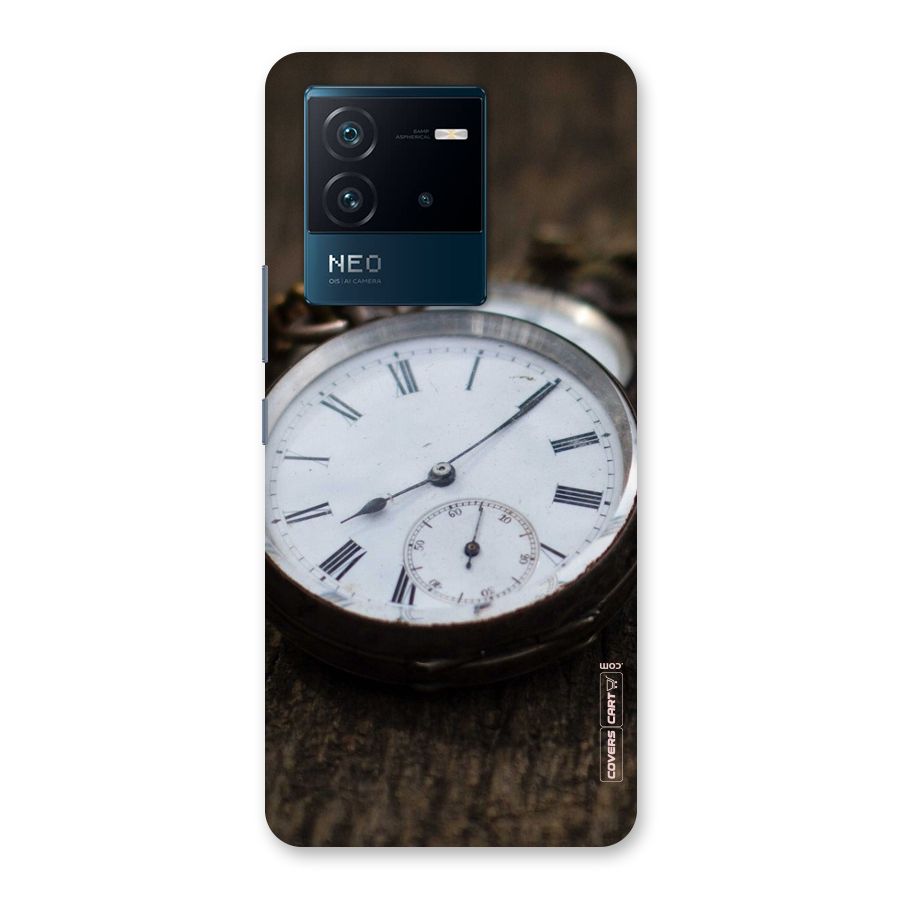 Vintage Clock Back Case for Vivo iQOO Neo 6 5G