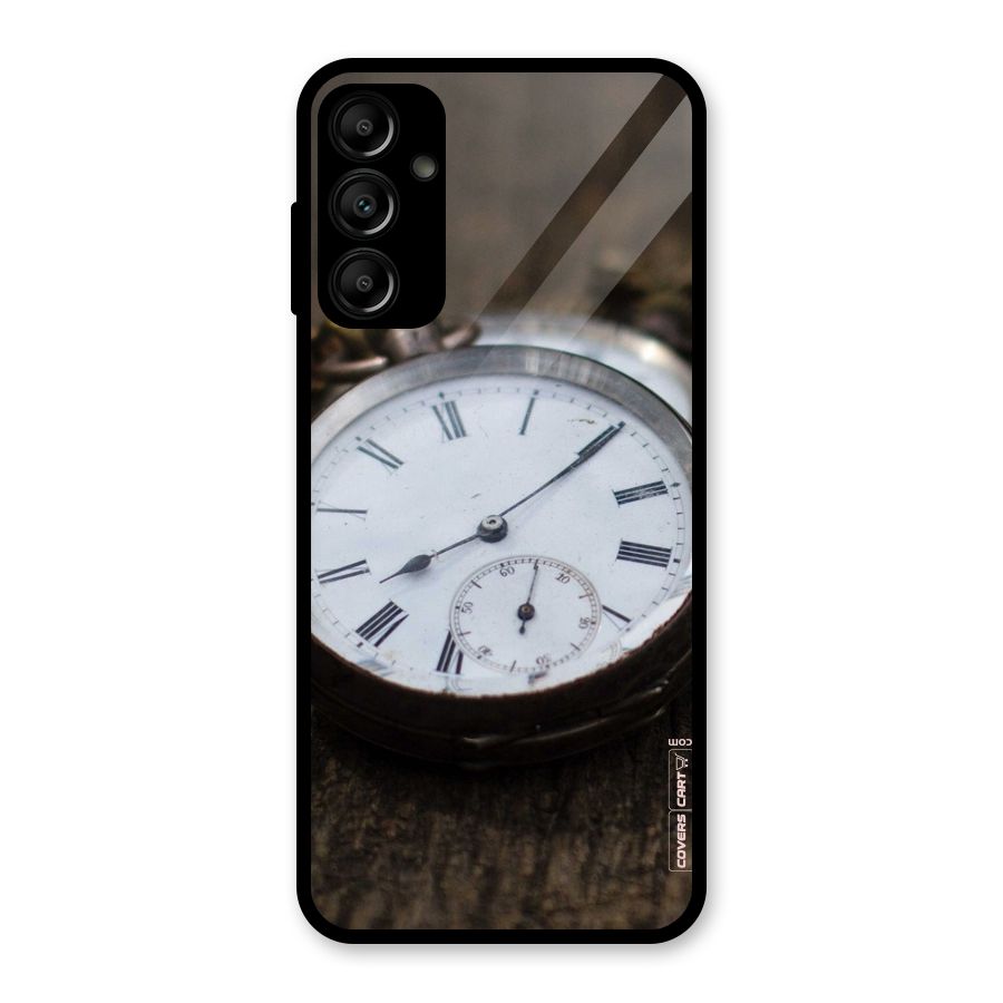 Vintage Clock Glass Back Case for Galaxy A14 5G