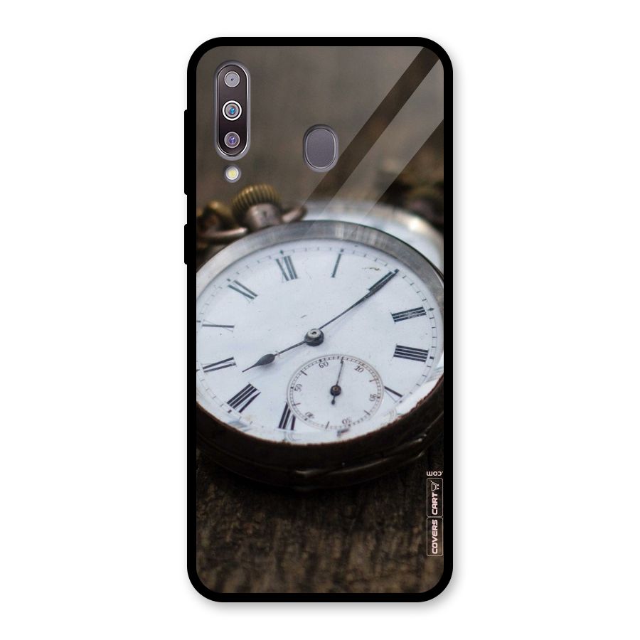 Vintage Clock Glass Back Case for Galaxy M30