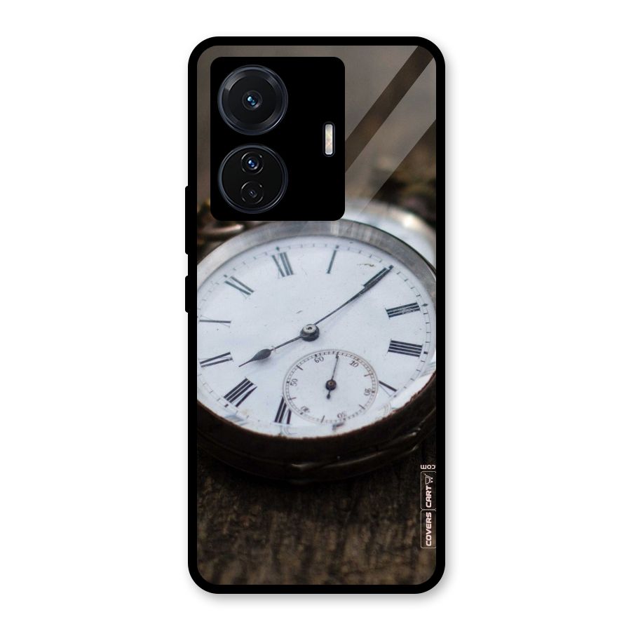 Vintage Clock Glass Back Case for Vivo T1 Pro