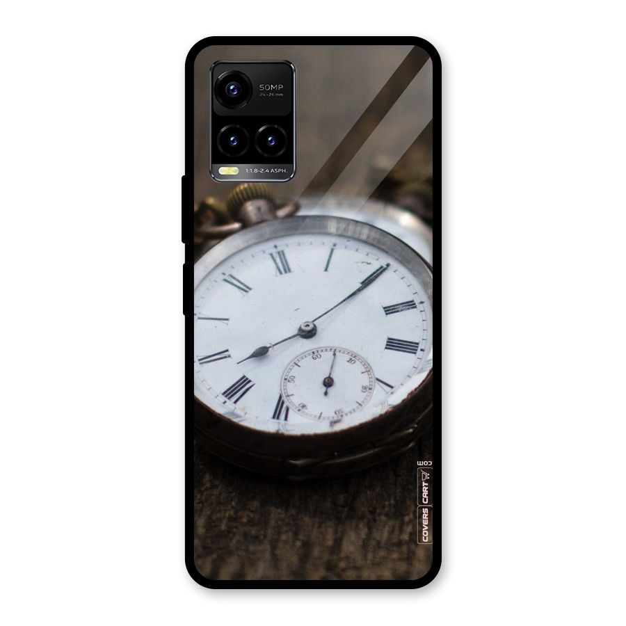 Vintage Clock Glass Back Case for Vivo Y21T