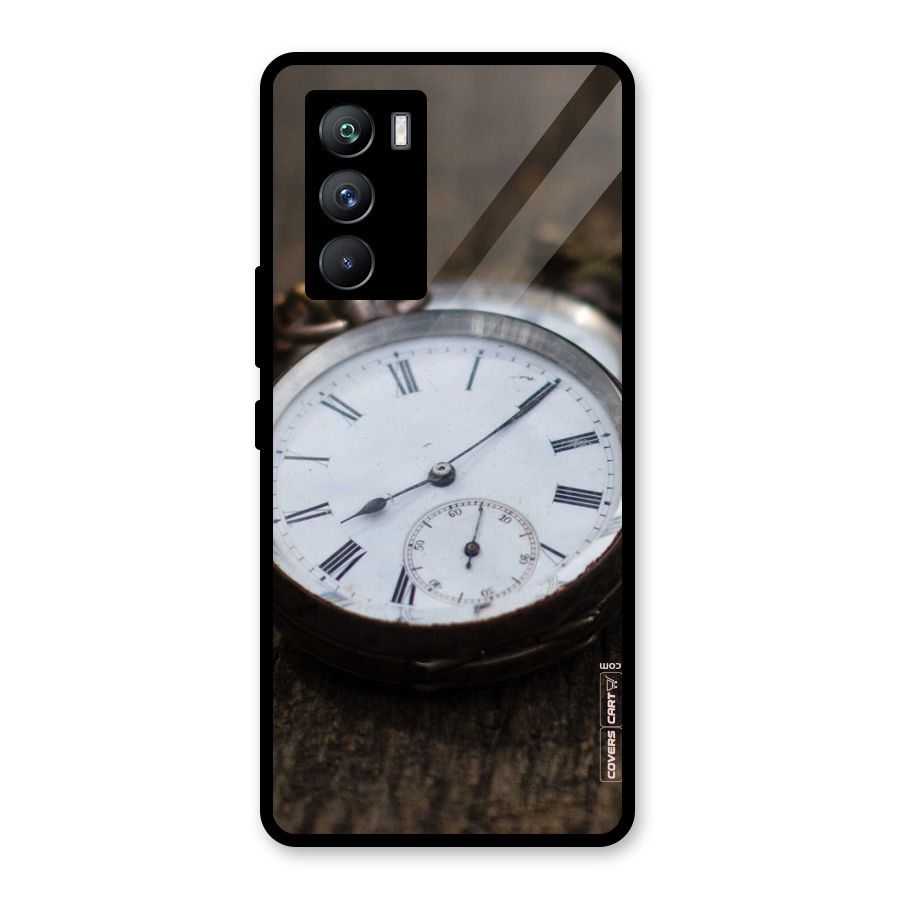 Vintage Clock Glass Back Case for Vivo iQOO 9 SE