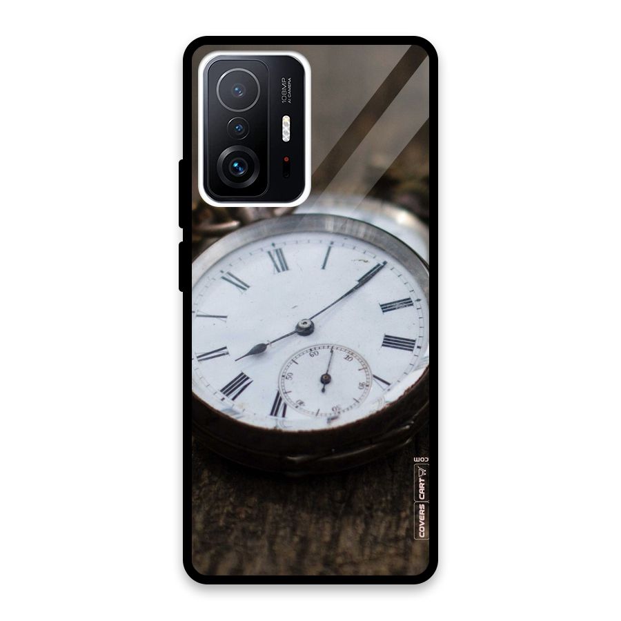 Vintage Clock Glass Back Case for Xiaomi 11T Pro