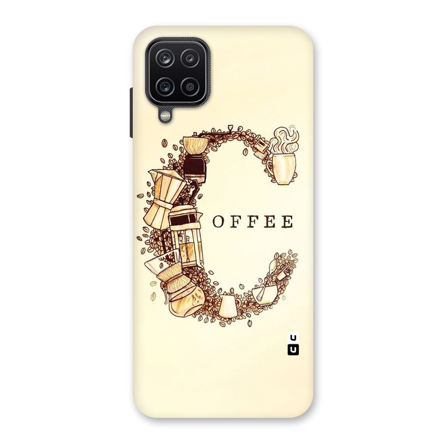 Vintage Coffee Back Case for Galaxy A12