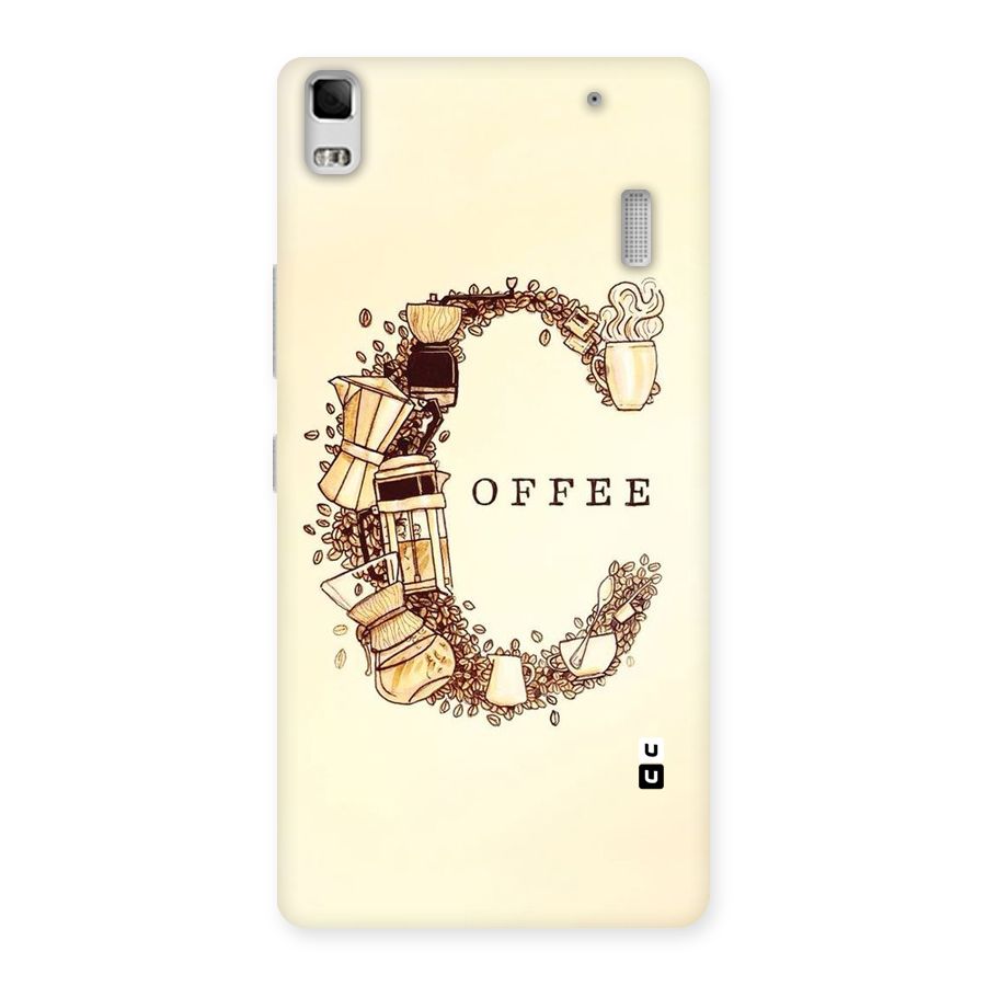 Vintage Coffee Back Case for Lenovo A7000