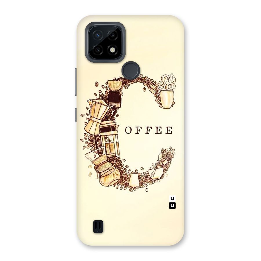 Vintage Coffee Back Case for Realme C21