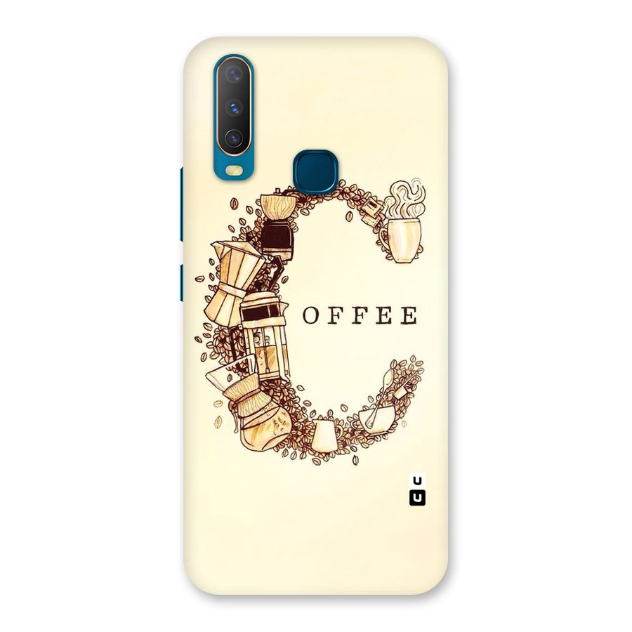 Vintage Coffee Back Case for Vivo Y17
