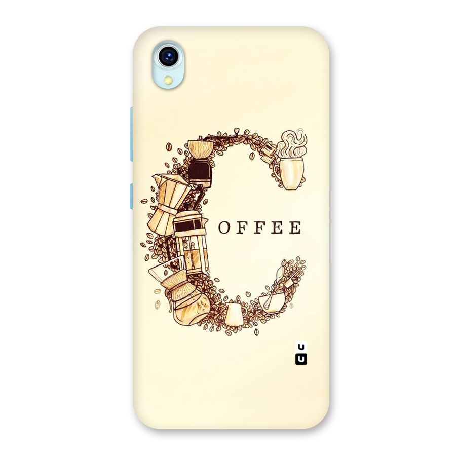 Vintage Coffee Back Case for Vivo Y1s