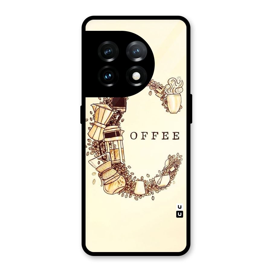 Vintage Coffee Glass Back Case for OnePlus 11