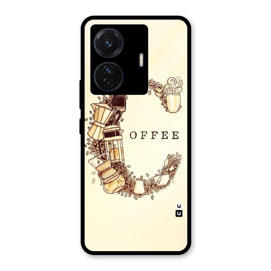 Vintage Coffee Glass Back Case for Vivo T1 Pro