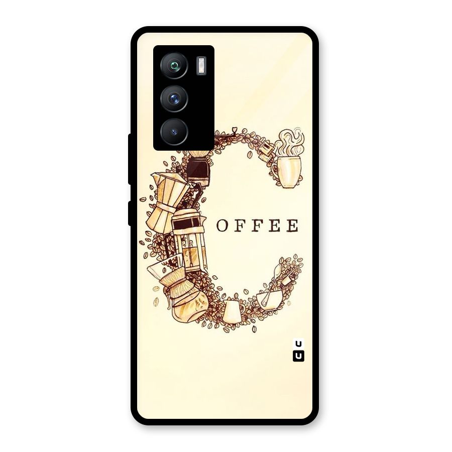 Vintage Coffee Glass Back Case for Vivo iQOO 9 SE