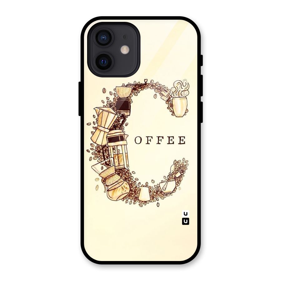 Vintage Coffee Glass Back Case for iPhone 12