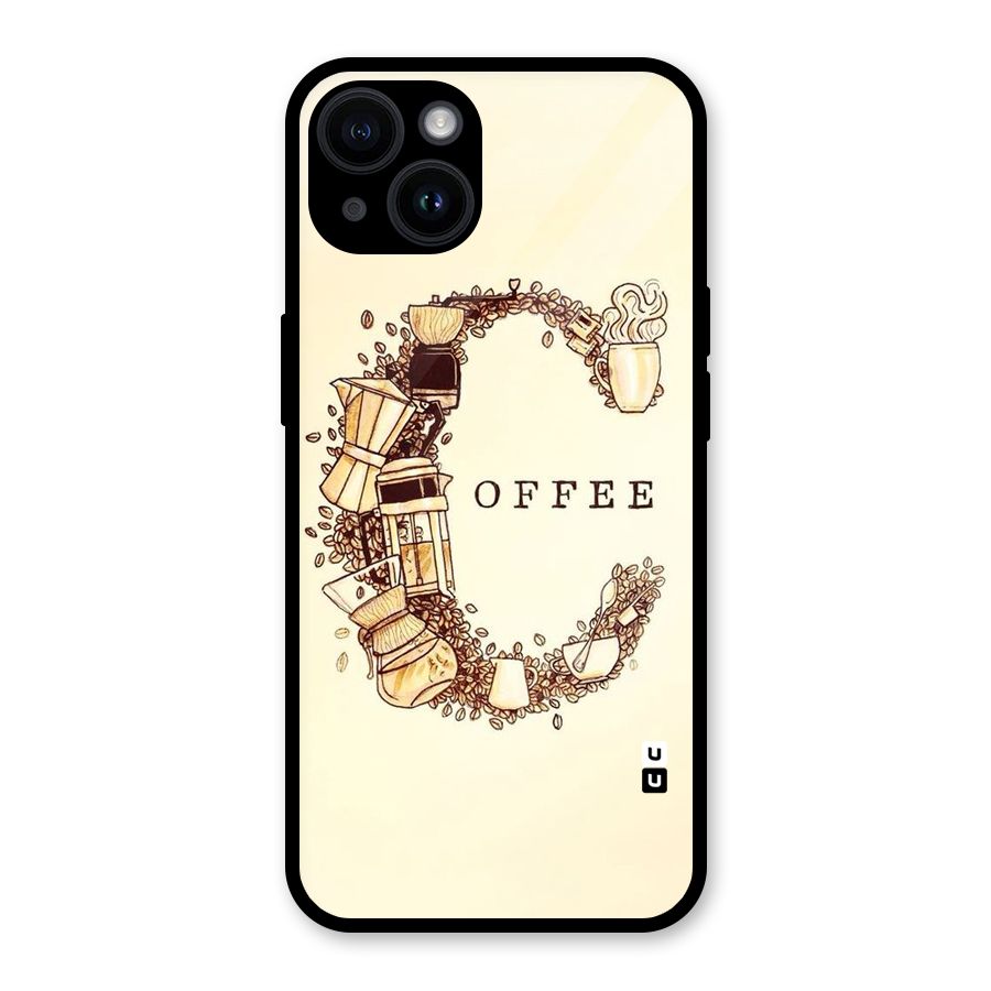 Vintage Coffee Glass Back Case for iPhone 14