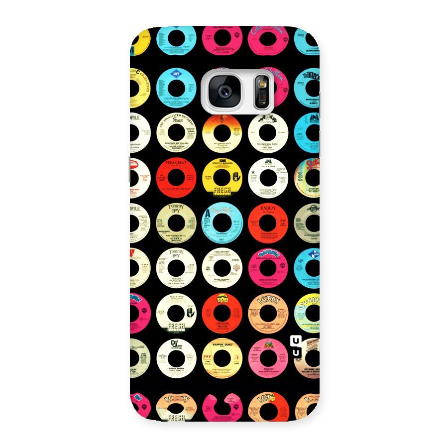 Vintage Collection CDs Back Case for Galaxy S7 Edge
