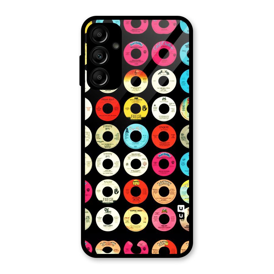 Vintage Collection CDs Glass Back Case for Galaxy A14 5G