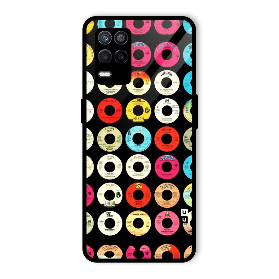 Vintage Collection CDs Glass Back Case for Realme 8 5G