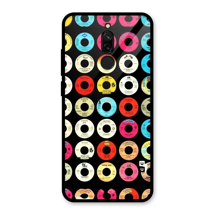 Vintage Collection CDs Glass Back Case for Redmi 8