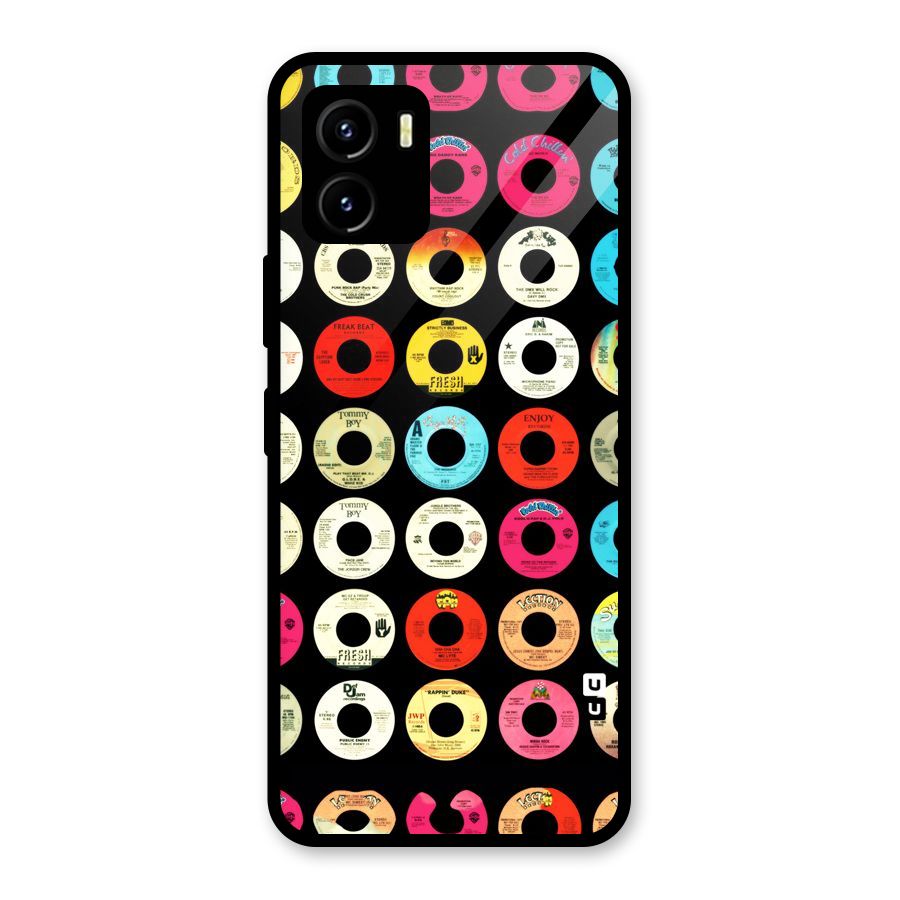 Vintage Collection CDs Glass Back Case for Vivo Y15s